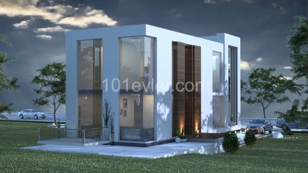 2 Luxury Villas for Sale in Nicosia Yenikente 4 + 1 With Magnificent Structure and Modern Design ** 