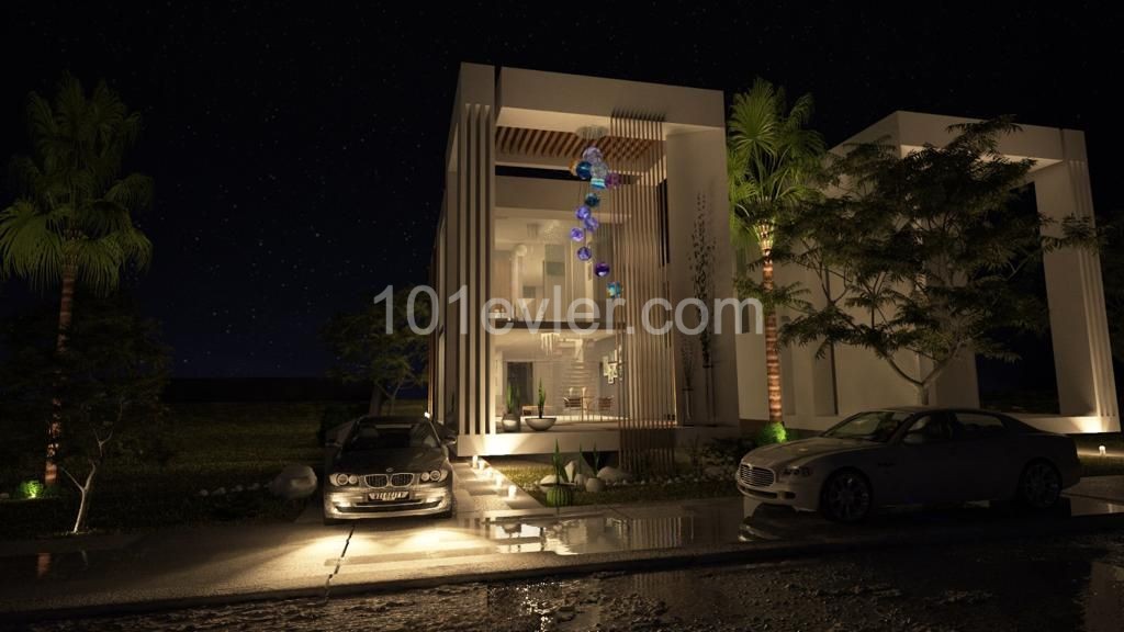 2 Luxury Villas for Sale in Nicosia Yenikente 4 + 1 With Magnificent Structure and Modern Design ** 