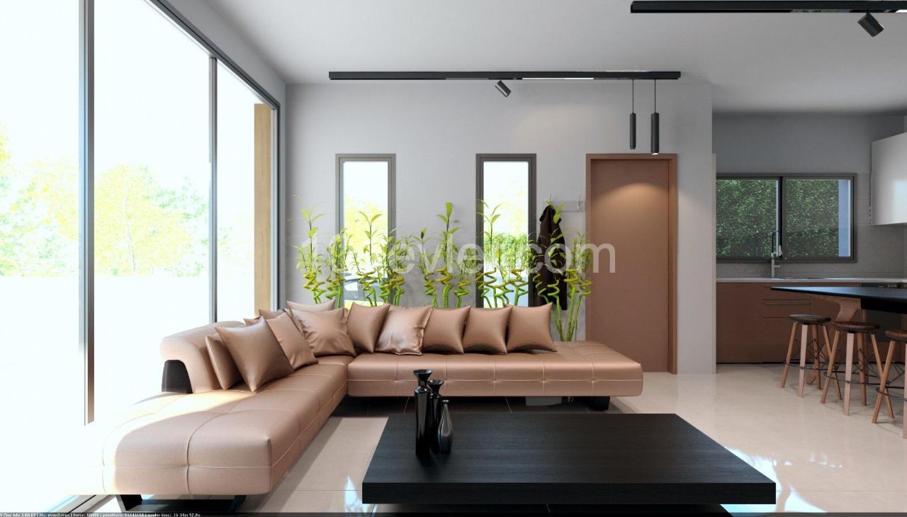 Ground Floor Apartments with Garden for Sale in Yenikent Area 98,000 STG ** 