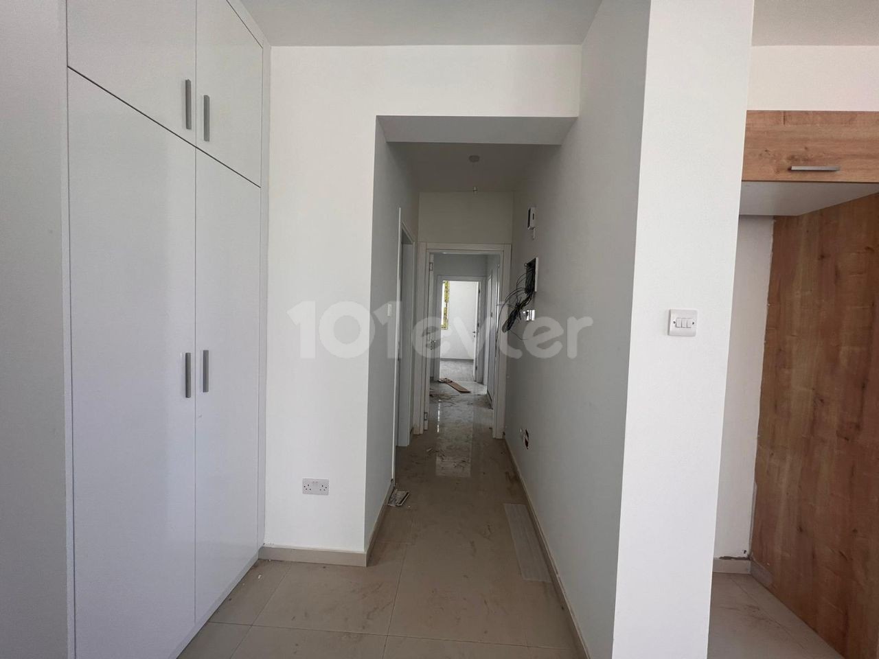 NICOSIA / MITREELI 130 M2 ZERO APARTMENT FOR SALE IN TURKISH ON THE GROUND WITH ELEVATOR ** 