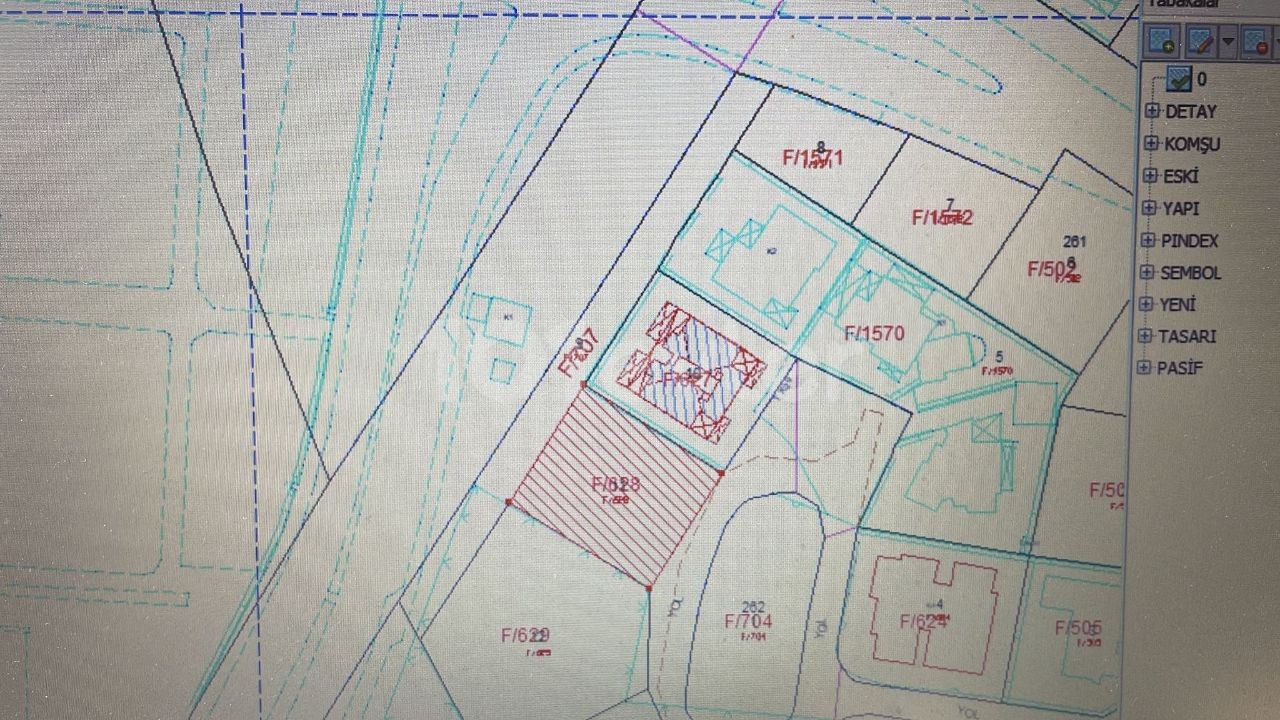 LEFKOŞA ORTAKÖYDE 4 FLOOR PERMIT APARTMENT PLOT