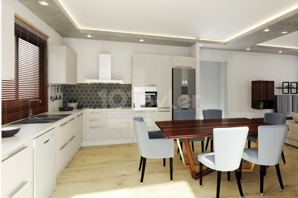 NEW NEW, TWIN DETACHED HOUSE FOR SALE IN KYRENIA BOSPHORUS, DELIVERED JANUARY 1, 2025
