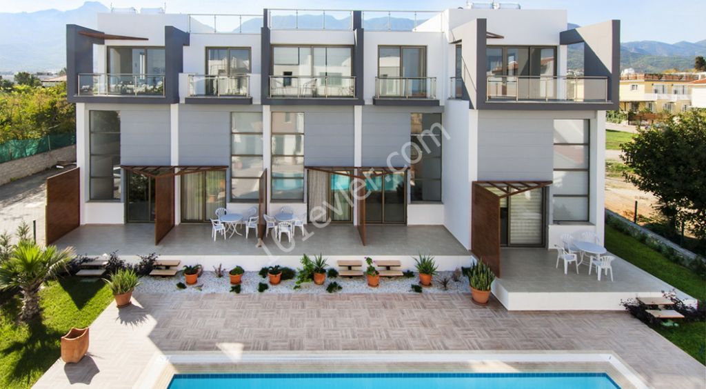 Çok Güzel sakin sitede 1+1 Duplex daire, eşyalı, havuzlu sitede