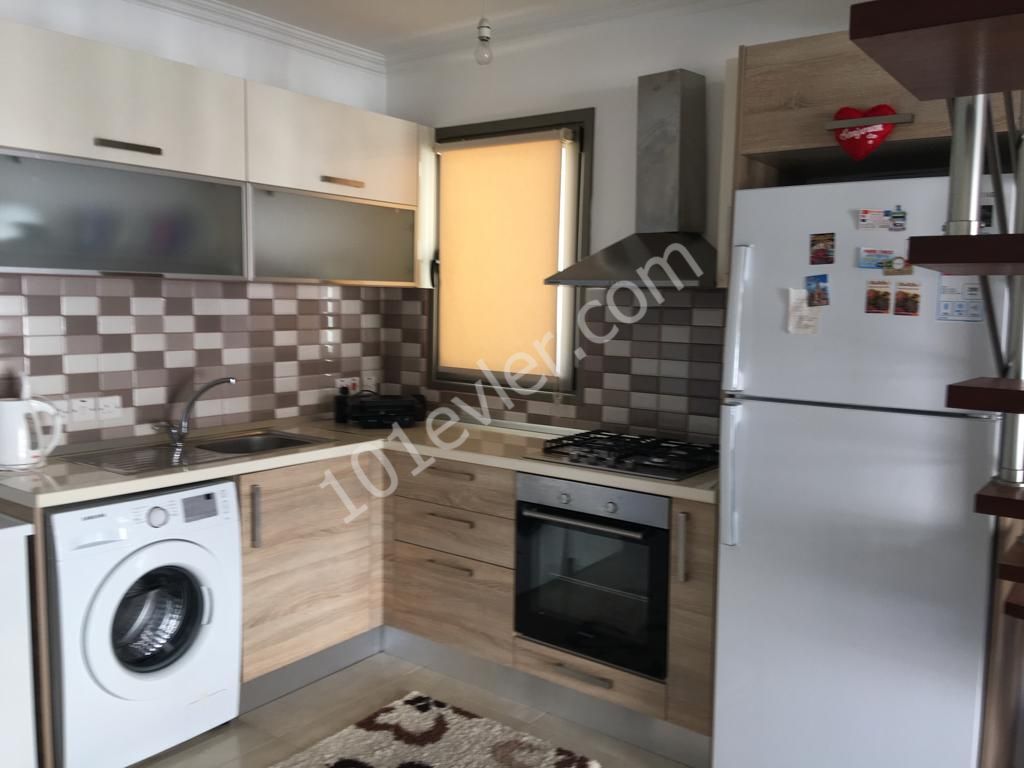 Çok Güzel sakin sitede 1+1 Duplex daire, eşyalı, havuzlu sitede