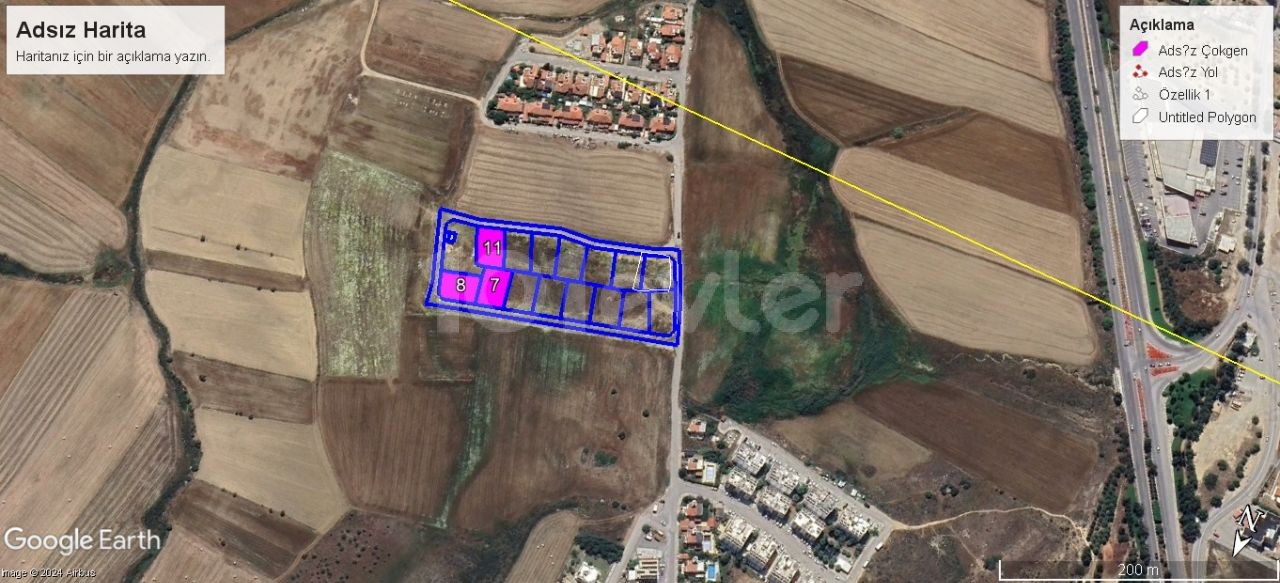 Grundstücke mit türkischen Grundstücken zum Verkauf in Boğazköy, Kyrenia