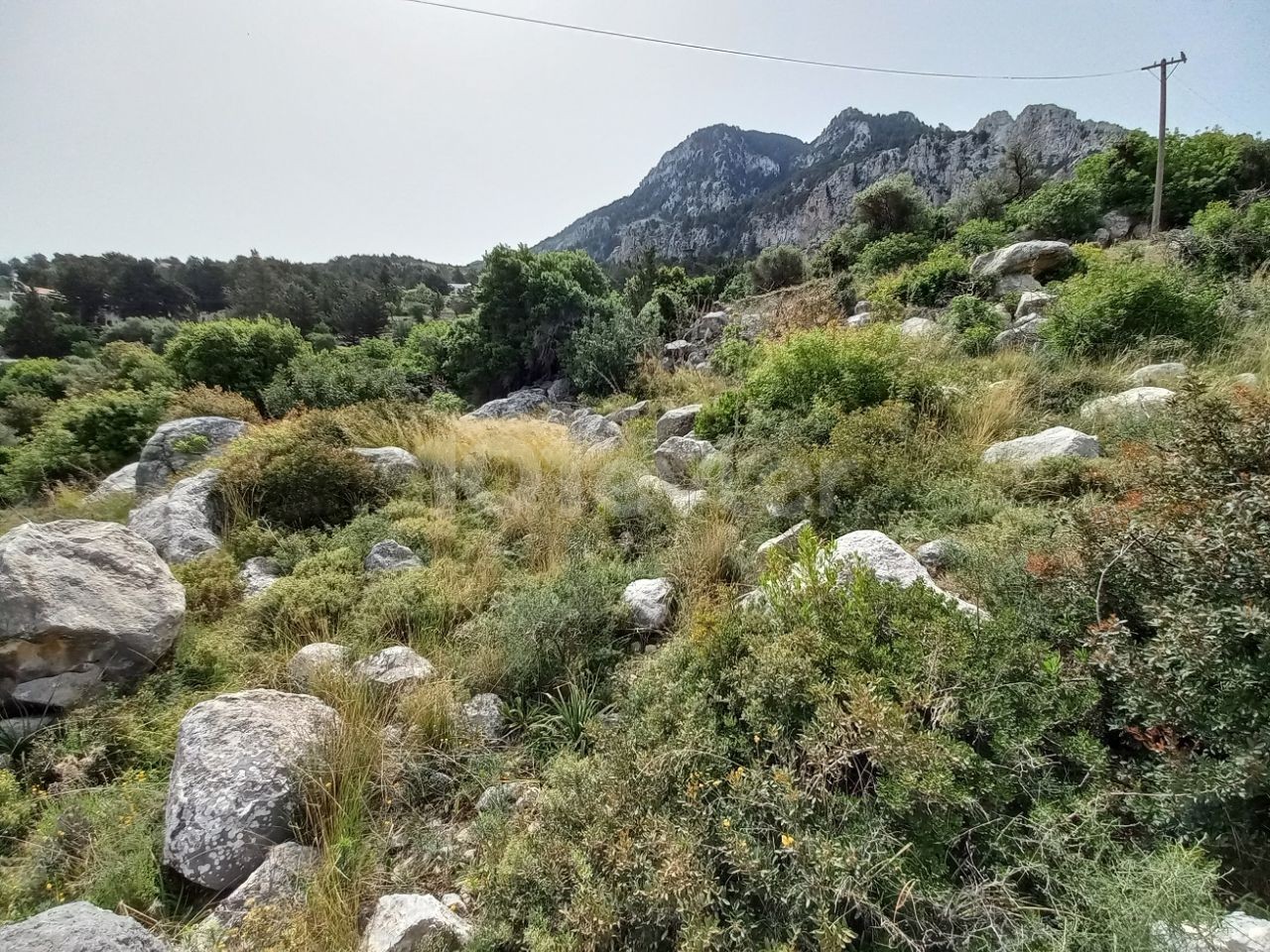 1672 m² Plot Of Land In Karsiyaka With Stunning Sea & Mountain Views - Pre-74 British Title Deed - 100% Build Permission!