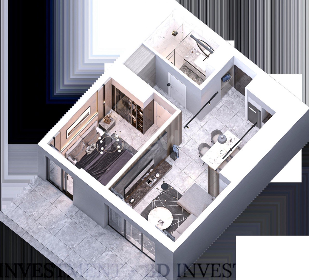 1+1 Flats Suitable For Investment In Lefke