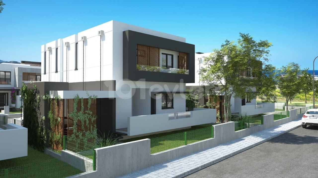 3+1 Modern Lux Villa For Sale In Edremit Valley Mansions In Girne