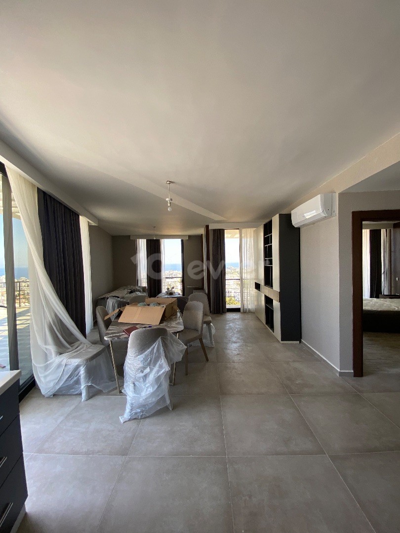 ULTRA LUXURIOUS DUBLEX PENTHOUSE FOR SALE IN KYRENIA WITH  MOUNTAIN AND SEA VIEW AND PRIVATE MASTER BEDROOM FLOOR