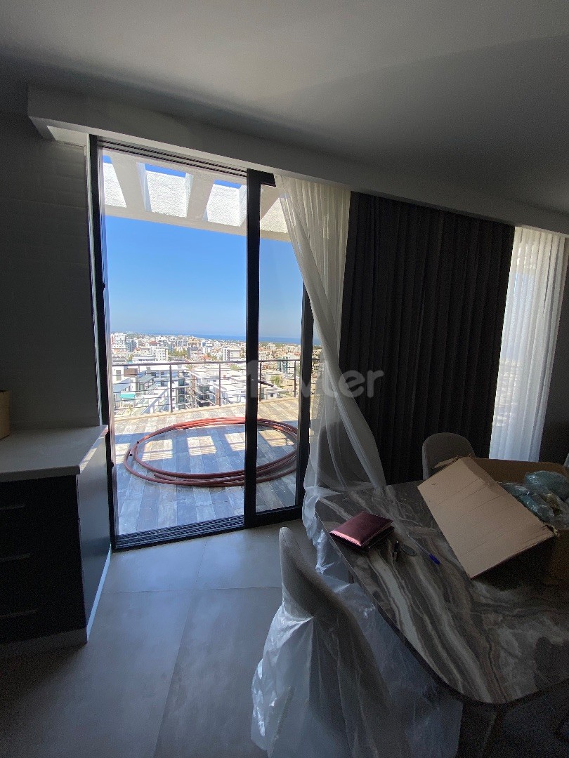 ULTRA LUXURIOUS DUBLEX PENTHOUSE FOR SALE IN KYRENIA WITH  MOUNTAIN AND SEA VIEW AND PRIVATE MASTER BEDROOM FLOOR