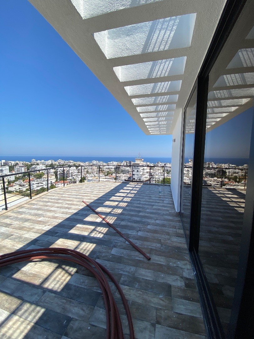 ULTRA LUXURIOUS DUBLEX PENTHOUSE FOR SALE IN KYRENIA WITH  MOUNTAIN AND SEA VIEW AND PRIVATE MASTER BEDROOM FLOOR