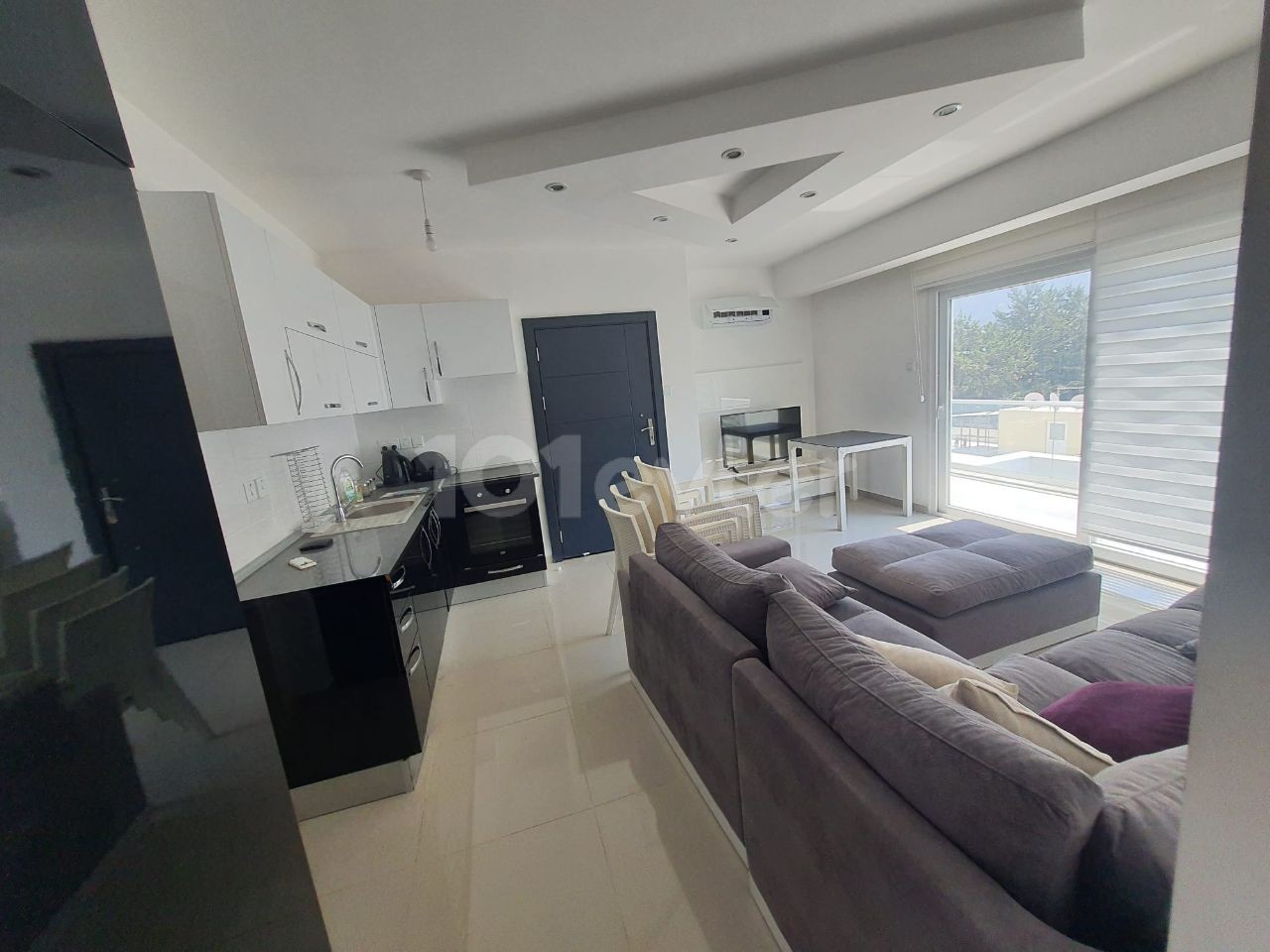 Kyrenia - 2+1 Furnished Mountain and Sea View Apartment for Sale in the Center ** 