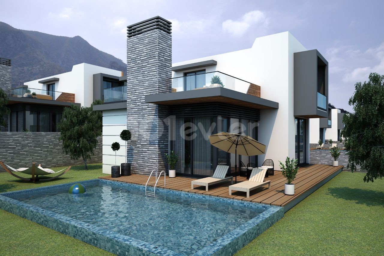 Zero Villa with 3 + 1 Pool for Sale in Kyrenia Karmi ** 