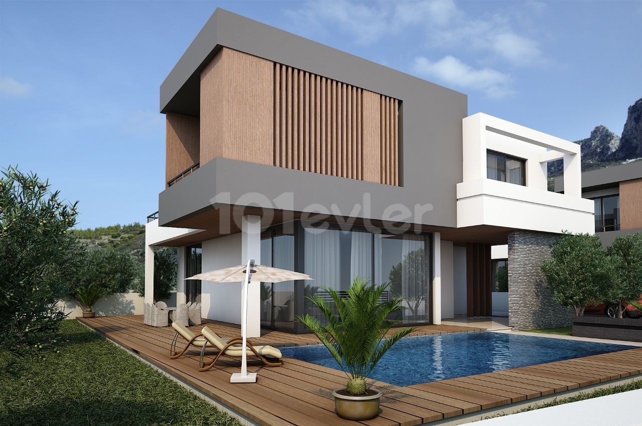 4 + 1 Triplex Villa for Sale in Kyrenia Karmi ** 