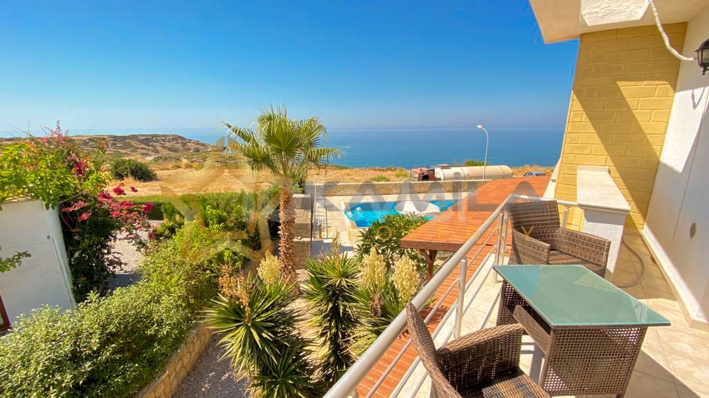 3+1 Weekly Rental Villa with Sea View