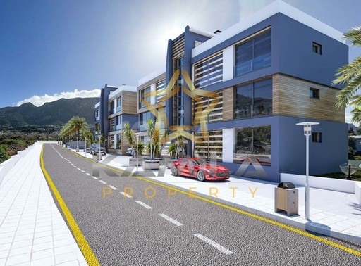 2+1 Flats for Sale in Lapta in Kyrenia region