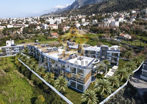 2+1 Flats for Sale in Lapta in Kyrenia region