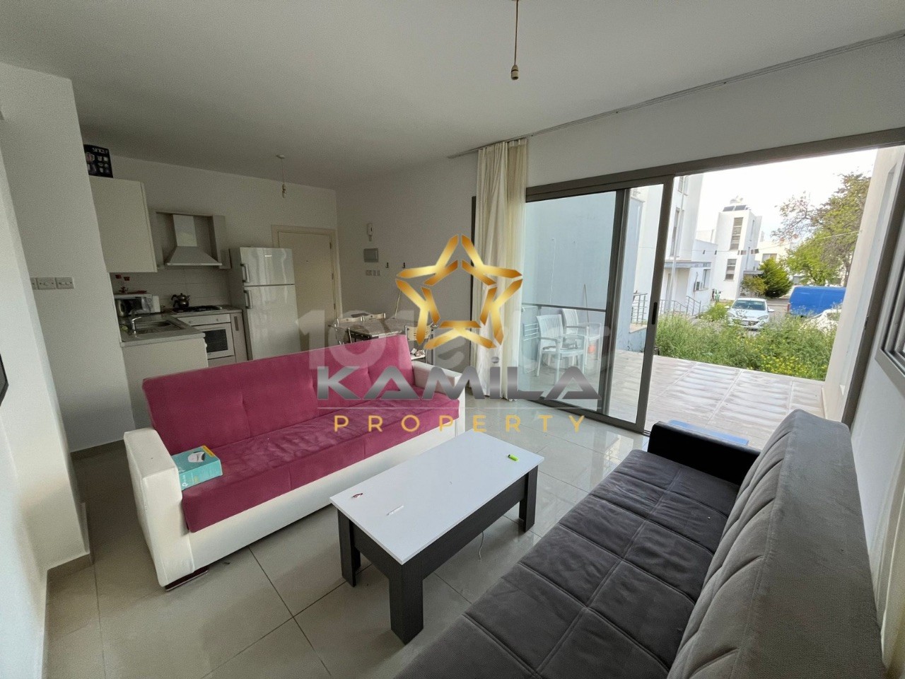 Karaoğlanoğlu 2+1 Garden Flat for Rent