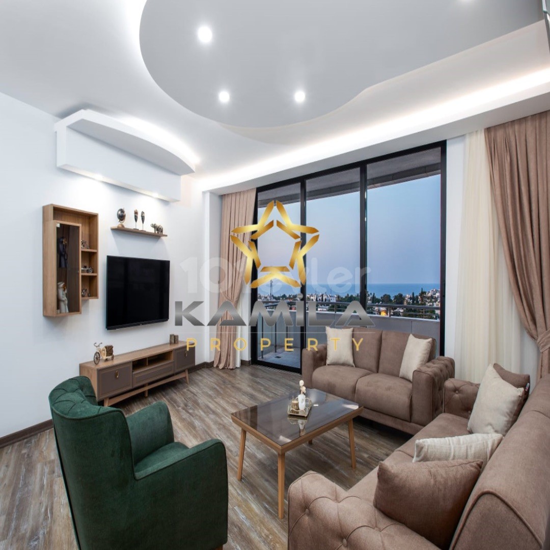 2+1 Luxury Residence for Rent in Kyrenia Center