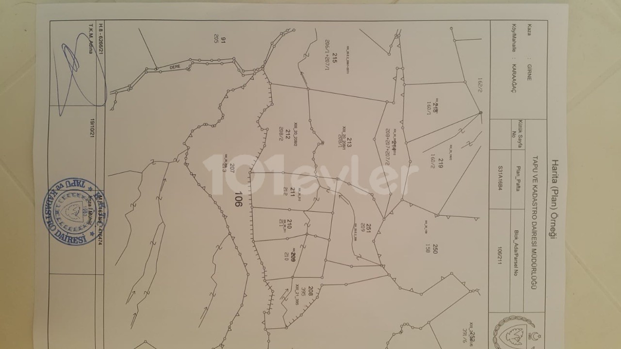 LAND IN ESENTEPE, 2 DEKORATIONEN, 2 EVLEK