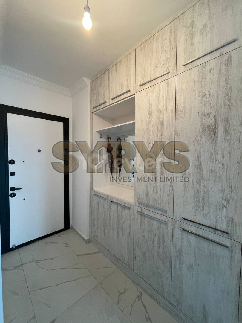 FURNISHED 1+1 FLAT IN A SITE WITH POOL AND GYM