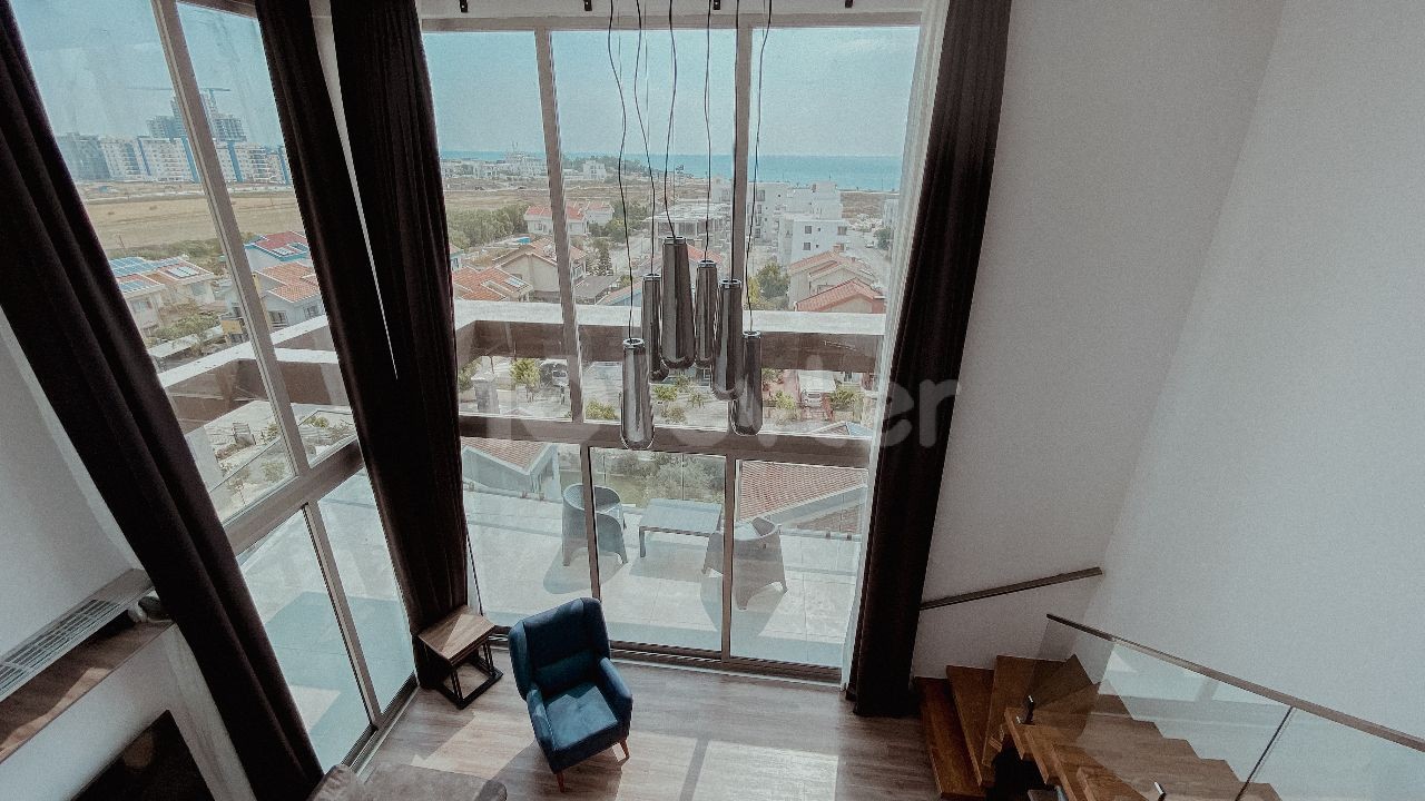 2 yatak odalı penthouse, Deniz ve dağ manzaralı ** 