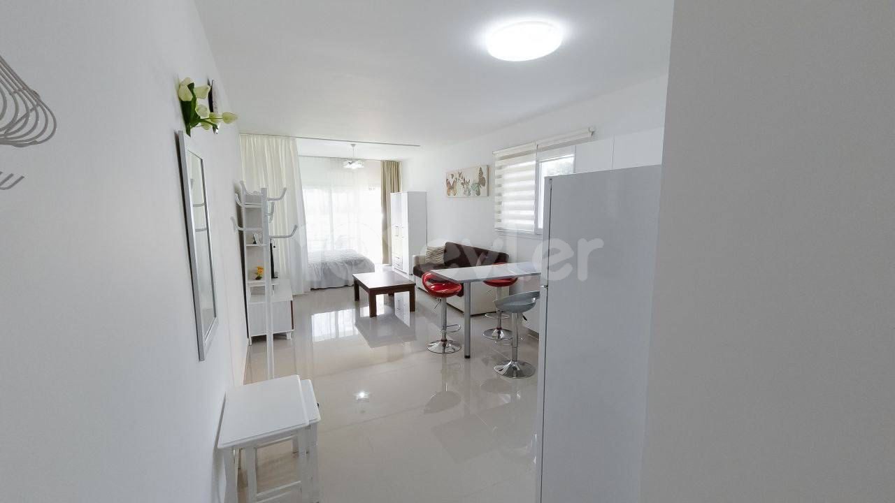 SUITABLE INVESTMENT STUDIO FLAT FOR SALE IN SEZAR RESORT IN CYPRUS, ISKELE REGION