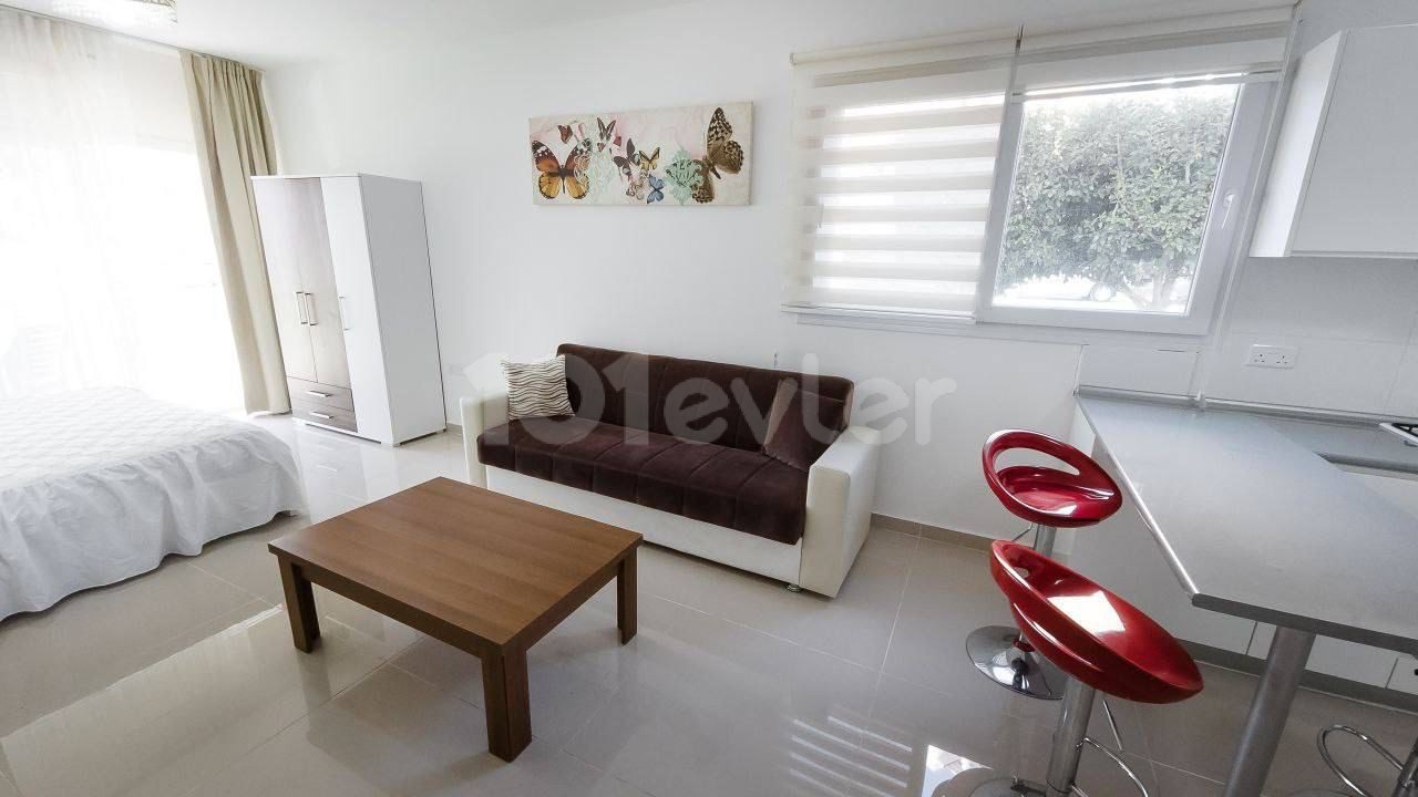 SUITABLE INVESTMENT STUDIO FLAT FOR SALE IN SEZAR RESORT IN CYPRUS, ISKELE REGION