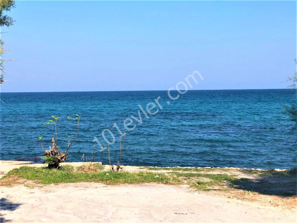 For sale beachfront villa in Karaolanolu with amazing sea view.