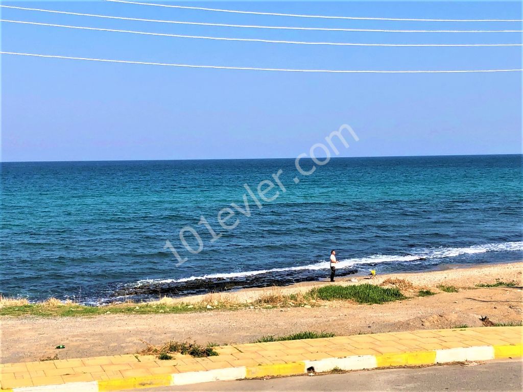 For sale beachfront villa in Karaolanolu with amazing sea view.