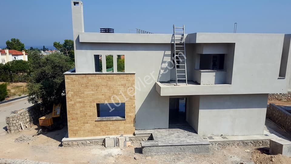 New build modern designed villas for sale in Catalkoy