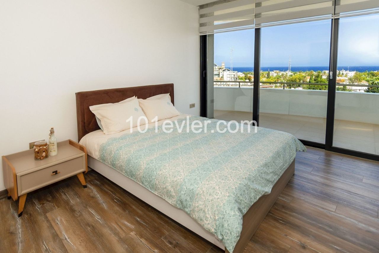 For rent luxury 2+1 apartment with amazing view.