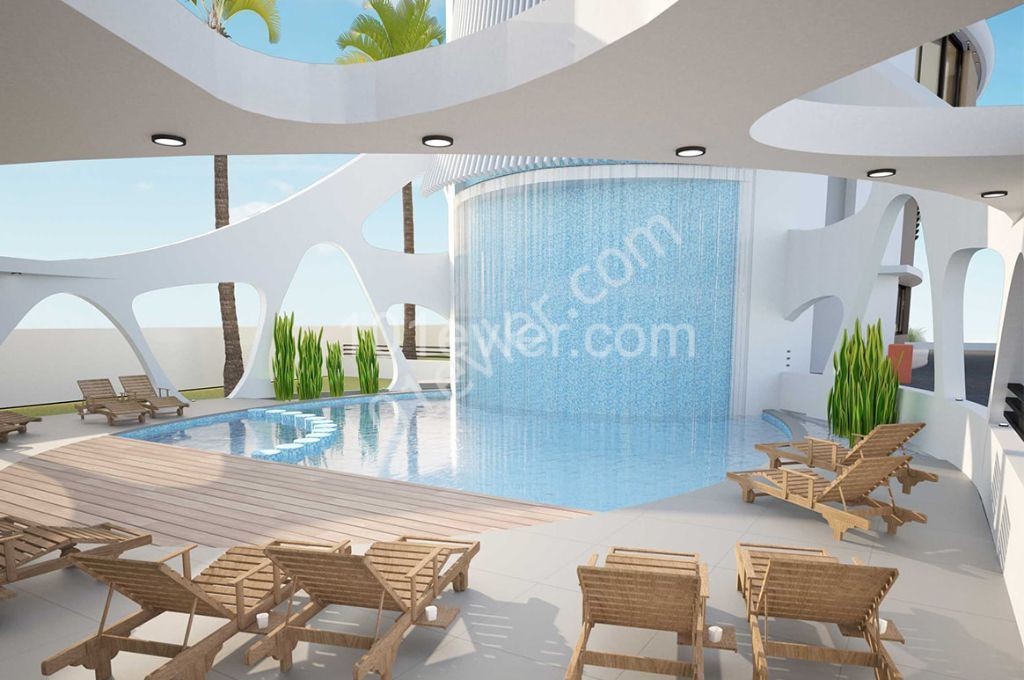 LUXURY 1 + 1 APARTMENT FOR SALE IN THE CENTER OF KYRENIA ** 
