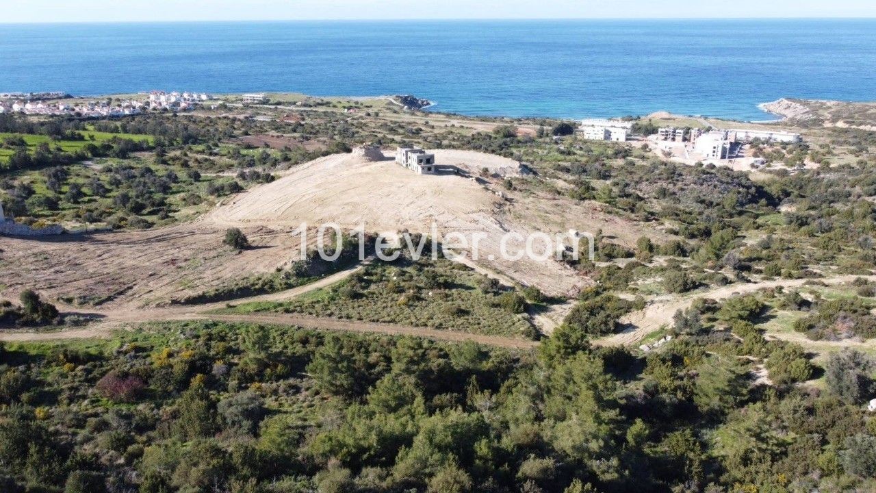 PRESTIGIOUS PLOT WITH AN OPEN SEA AND MOUNTAIN VIEW FOR SALE IN KYRENIA/ESENTEPE FOR A CONSTRUCTION OFFER!!! ** 