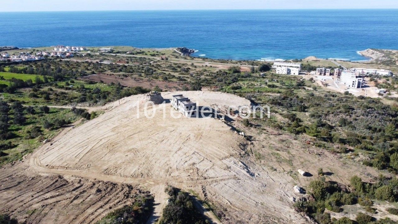 PRESTIGIOUS PLOT WITH AN OPEN SEA AND MOUNTAIN VIEW FOR SALE IN KYRENIA/ESENTEPE FOR A CONSTRUCTION OFFER!!! ** 