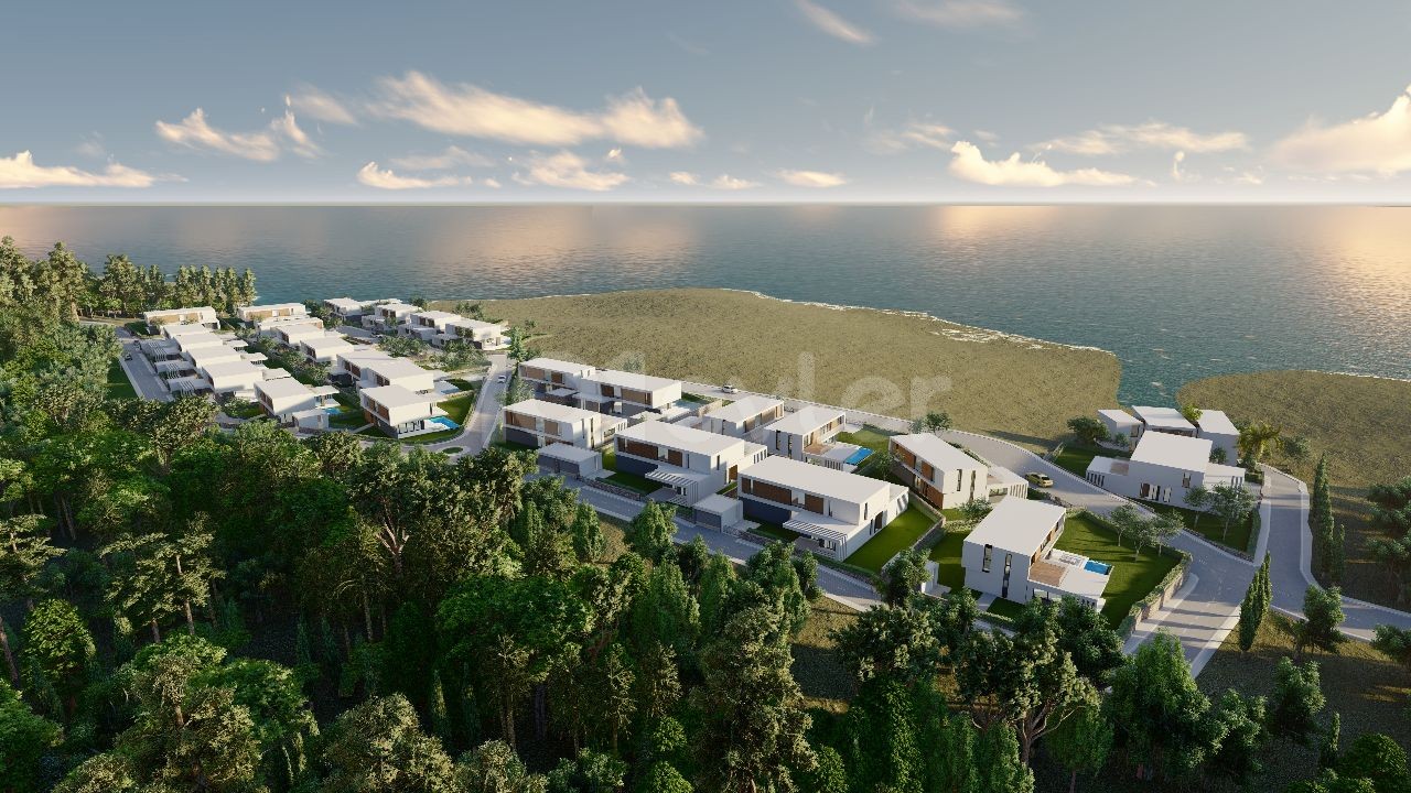 ON THE BEACH IN ÇATALKÖY 4+1,5+1 ULTRA LUXURY VILLAS ** 