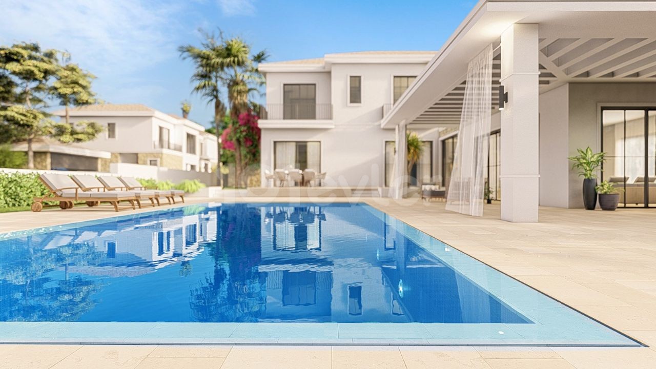 Kyrenia Bellapais Ultra Luxus 4 + 1 Türkische Villa auf 2230 m2 Grundstück ** 