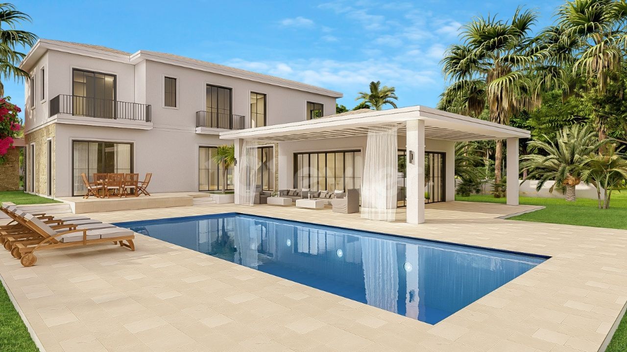 Kyrenia Bellapais Ultra Luxus 4 + 1 Türkische Villa auf 2230 m2 Grundstück ** 