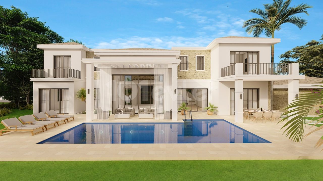 Kyrenia Bellapais Ultra Luxury 4 +1 TURKISH KOÇANLI VILLA on a plot of 2230 m Dec ** 