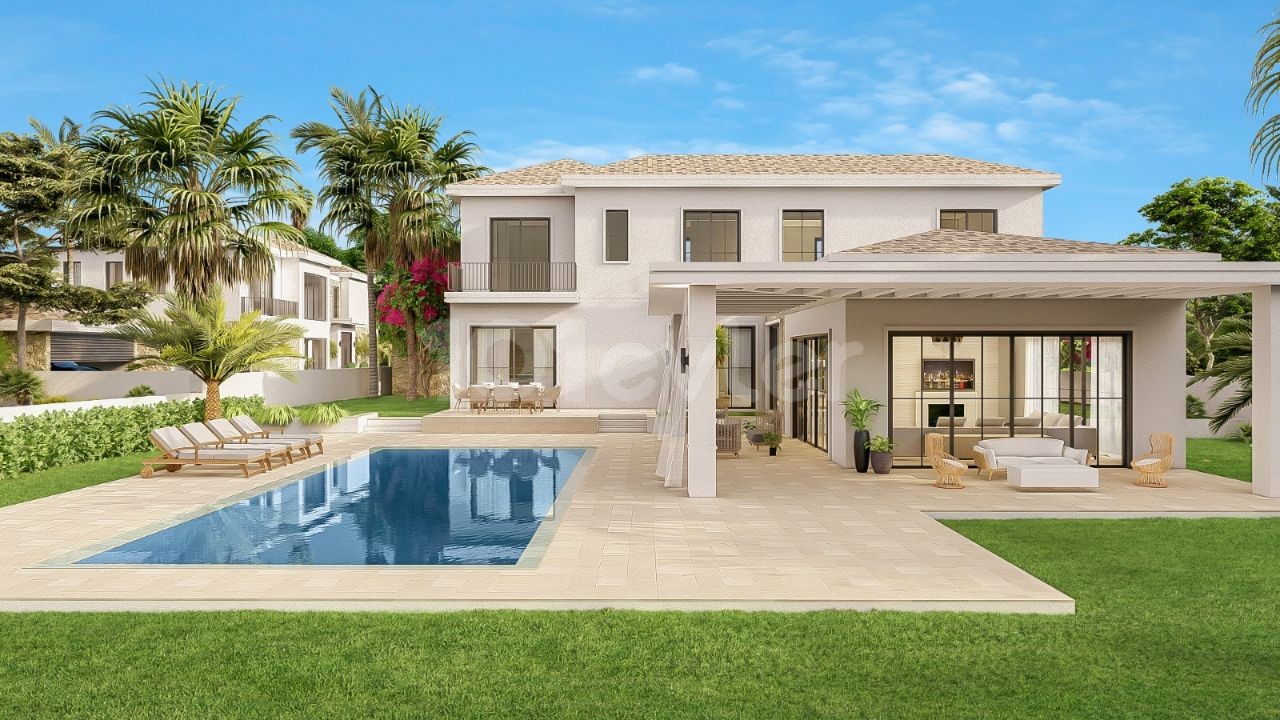 Kyrenia Bellapais Ultra Luxus 4 + 1 Türkische Villa auf 2230 m2 Grundstück ** 