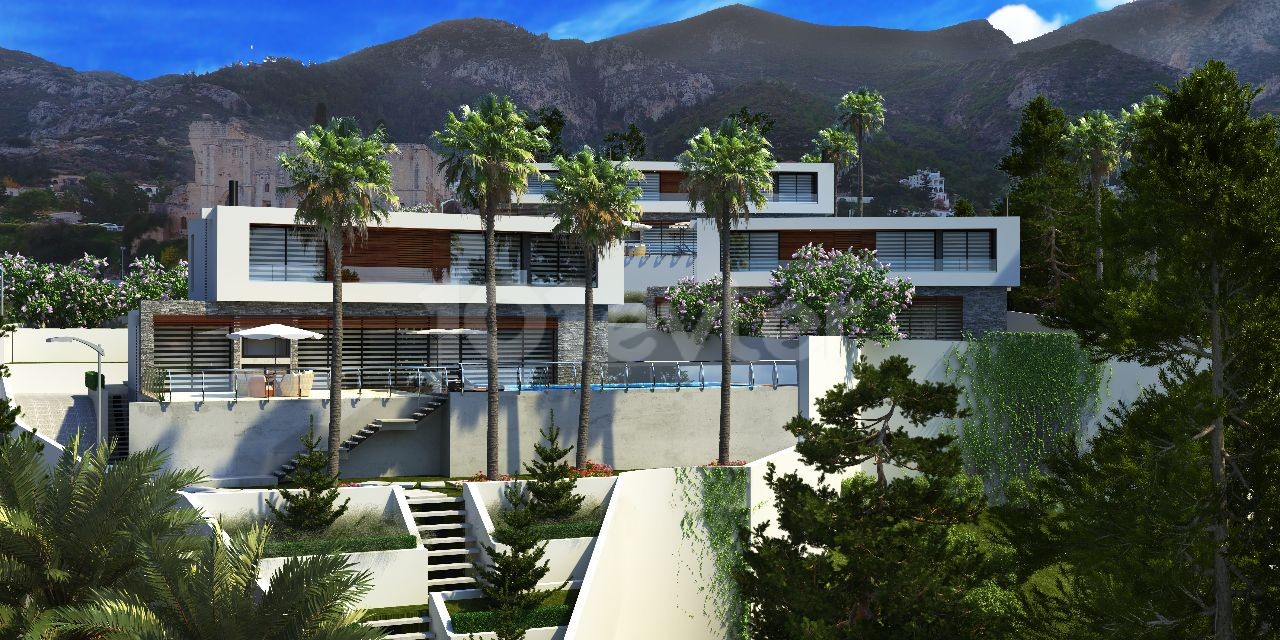 Modern gestaltete Ultra-Luxus-Villen in Bellapais