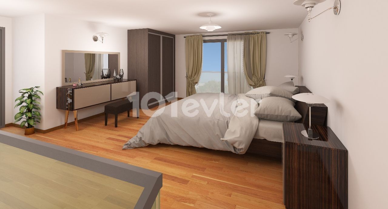 3+1 LUXURY APARTMENT FOR SALE IN GİRNE DOGANKOY