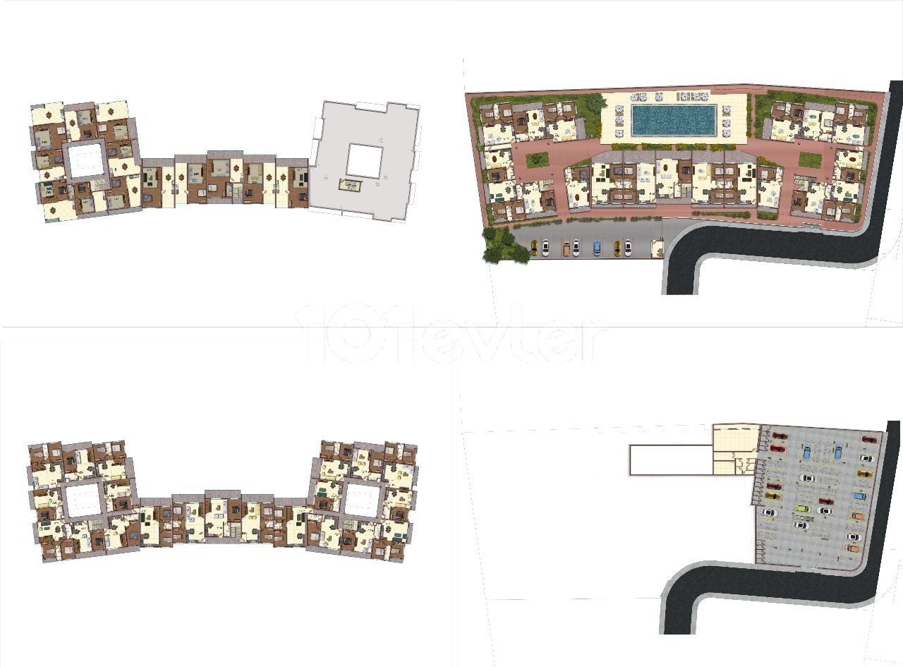 آپارتمان مجلل برای فروش در پروژه DOĞANKÖY 3+1 در گیرنه