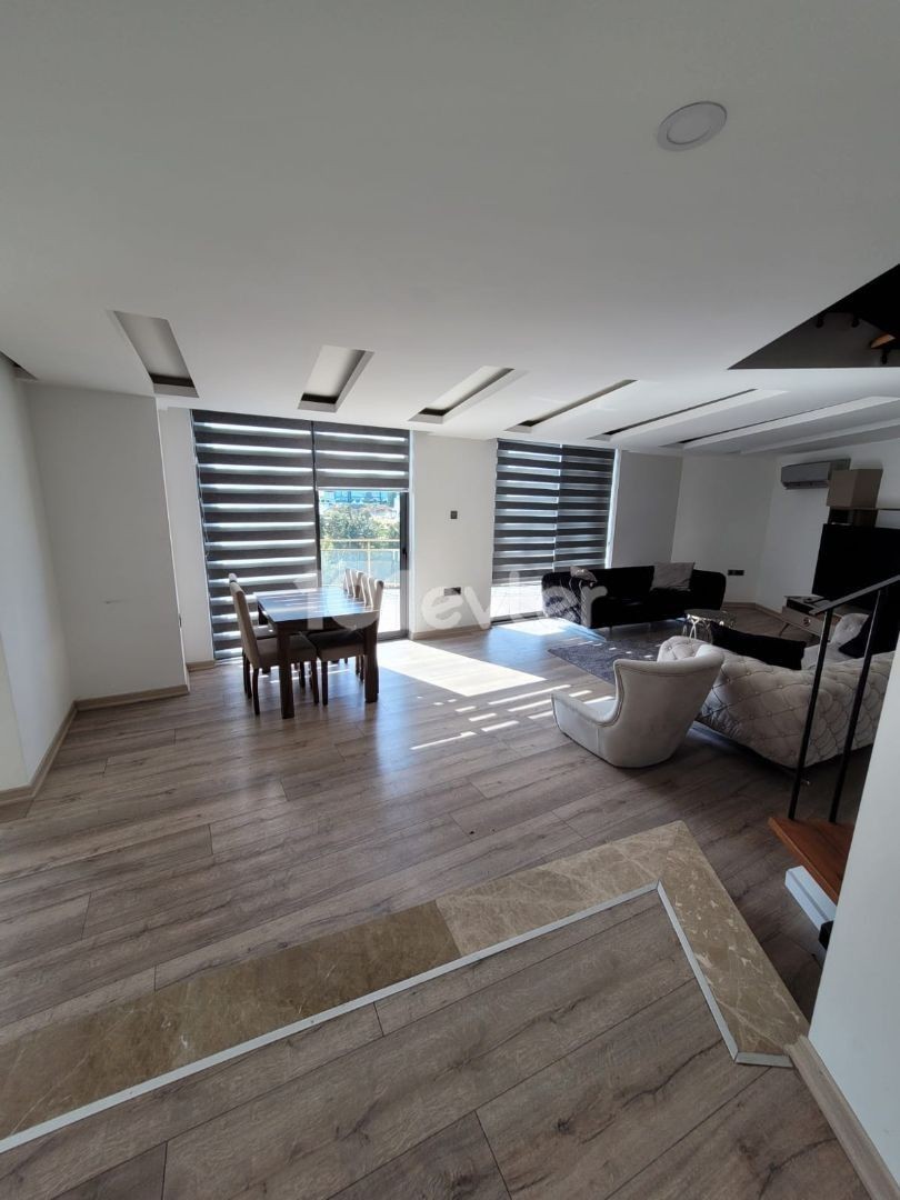 Duplex Penthouse Apartment for Rent in Kyrenia Center