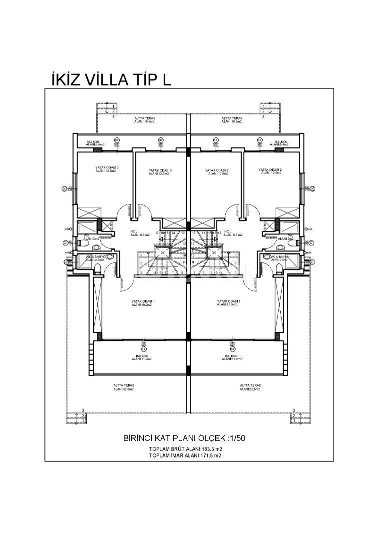 Beachfront 3+1 Villa for Sale in Lapta, Kyrenia 