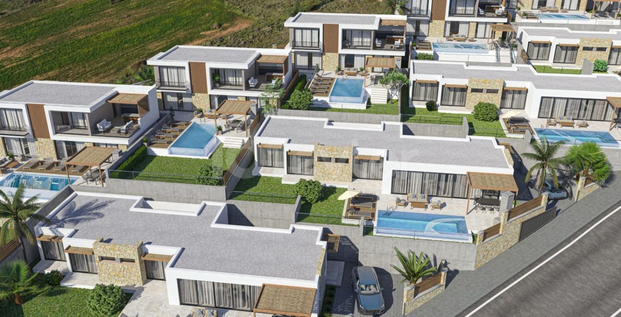 VILLAS FOR SALE WITH PRIVATE POOL IN GÜZELYURT