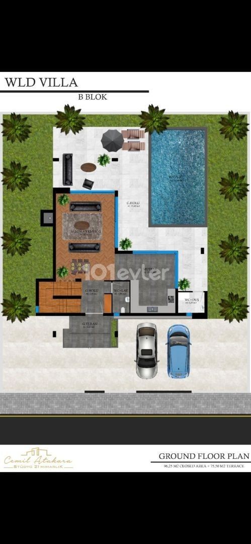 A NEW LIVING SPACE IN GİRNE ALSANCAK; 3+1 VILLA WITH PRIVATE POOL