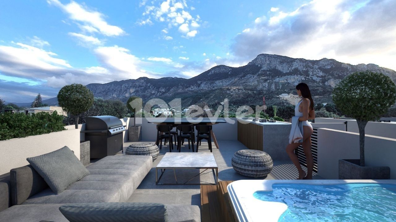 1+1 AND 2+1 FLATS WITH COMMON POOL FOR SALE IN KYRENIA KARŞIYAKA