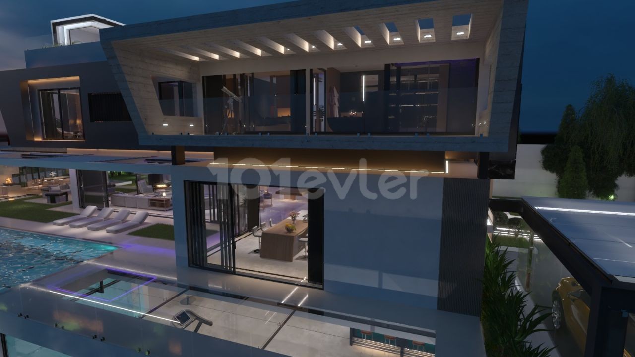 Ultra Luxurious 5+1 Villas for Sale in Kyrenia Center