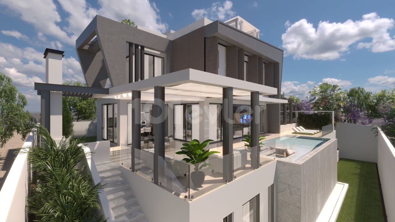 Ultra Luxury 4+1 Villas for Sale in Kyrenia Center